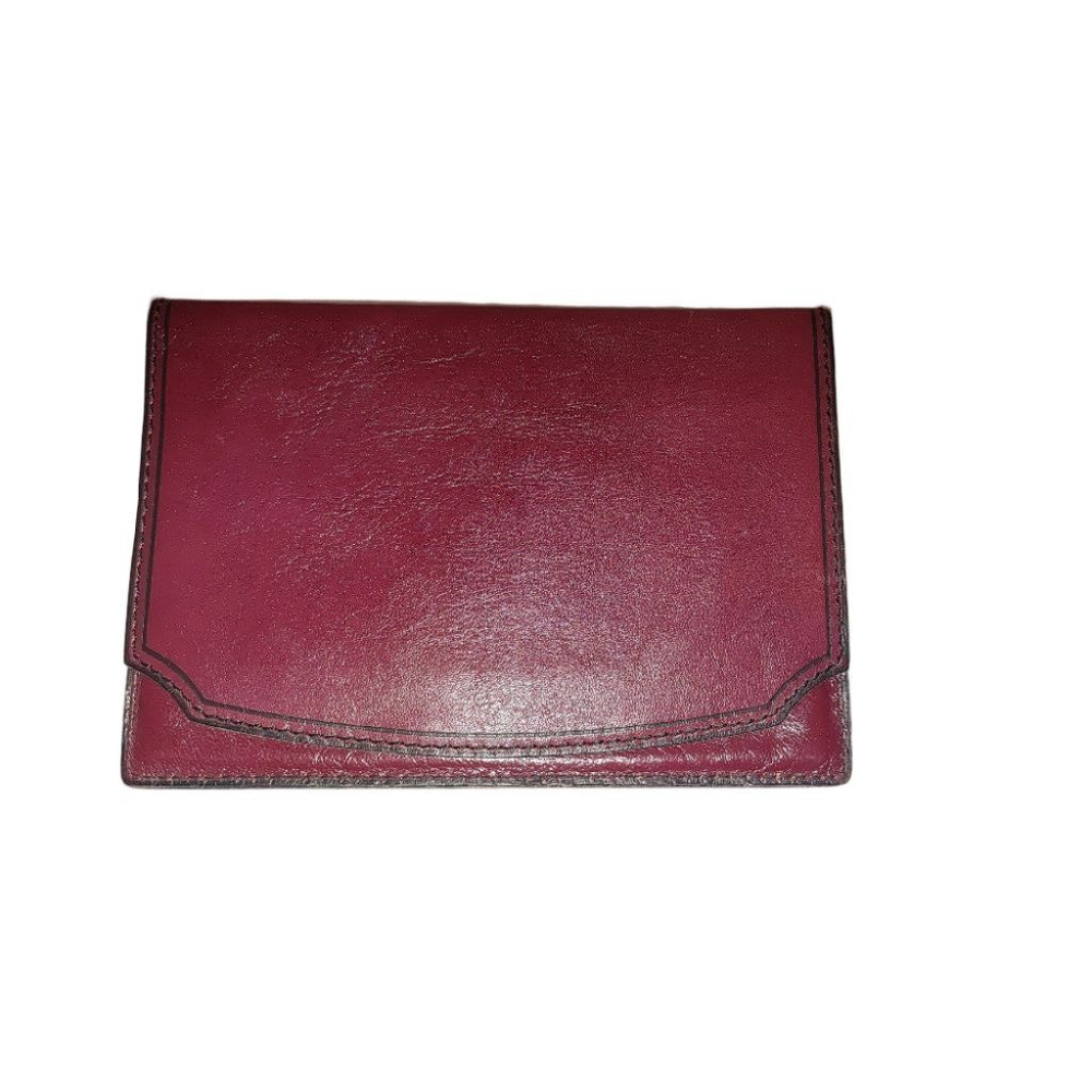 Club Line Leather Passport Wallet
